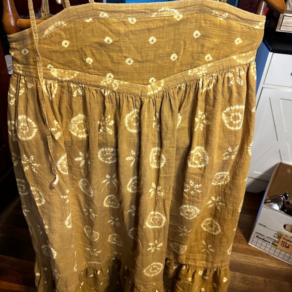Kopal MUNNI DRESS ….Floral Patterned Skirt in Mustard Yellow